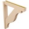 Ekena Millwork 6-in W x 34-in D x 42-in H Funston Block Rough Cedar Woodgrain TimberThane Outlooker, Primed Tan OUTUR060X34X42FST44RCPR - alternate 3